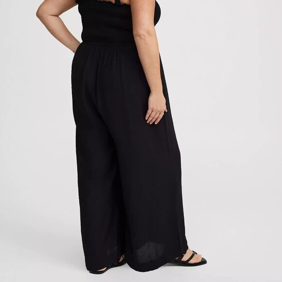Torrid Smocked Tube Wide Leg Jumpsuit 2X - Picture 5 of 16